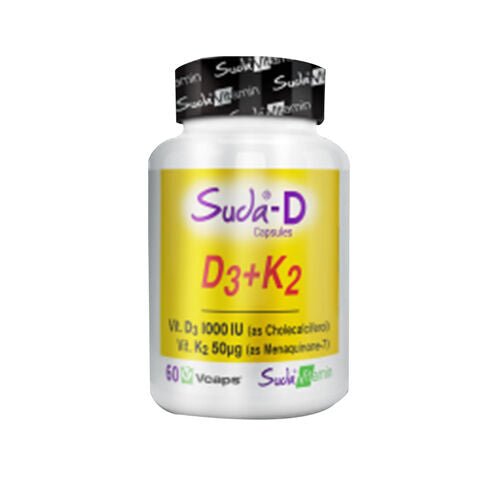 Suda Vitamin Suda - D D3+K2 Takviye Edici Gıda 60 Kapsül - Melori