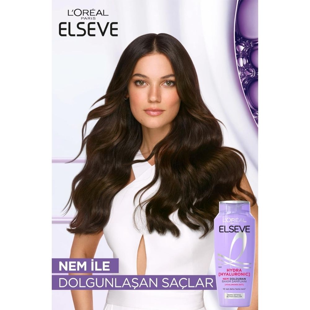 Loreal Paris Elseve Hydra [Hyaluronic] Moisture Replenishing Shampoo 300 ml