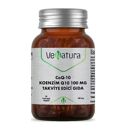 Venatura CoQ - 10 Koenzim Q10 100 mg Takviye Edici Gıda 30 Kapsül - Melori