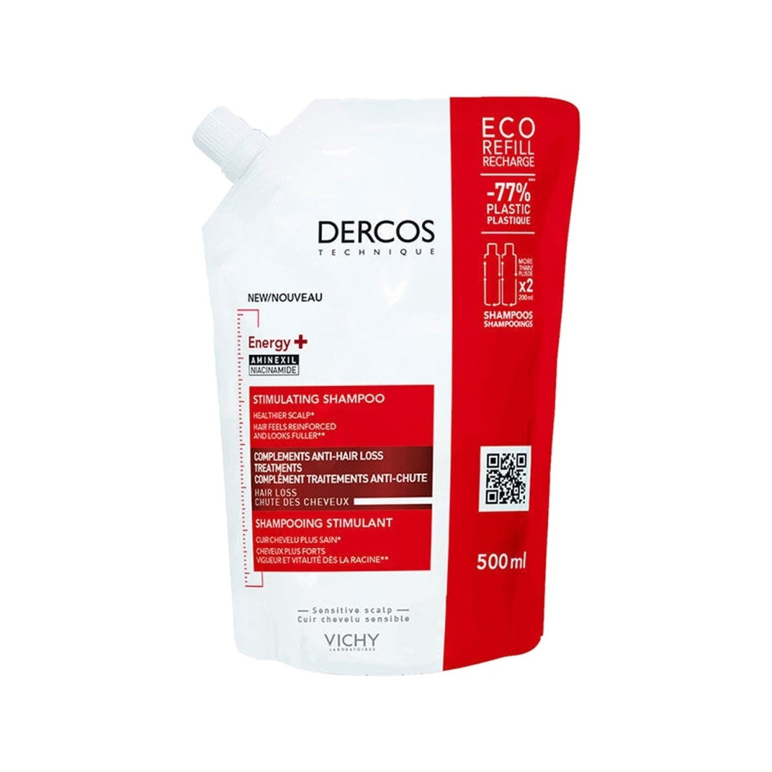 Vichy Dercos Energising Dökülme Karşıtı Şampuan Refill 500 ml - Melori