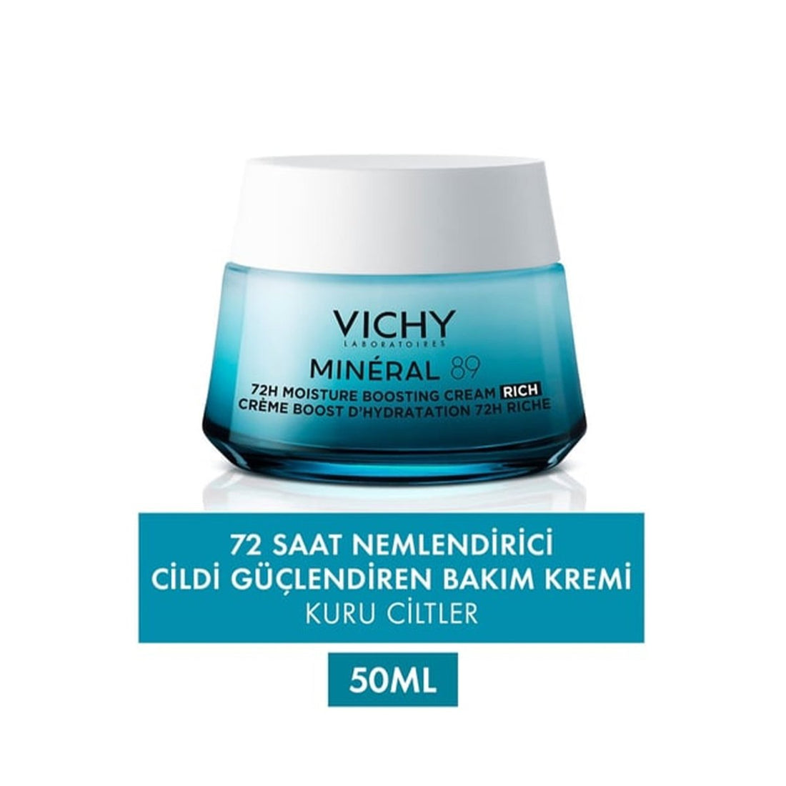 Vichy Mineral 89 Rich Moisture Boosting Cream 50 ml - Melori